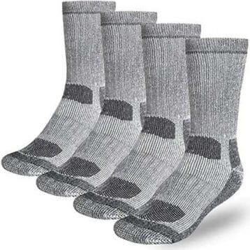 Buttons & Pleats Wool Socks for Men