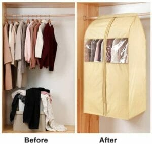 Tsing Moth Proof Oxford Fabric Garment Bags for Closet Storage