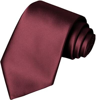 KissTies Solid Satin Tie