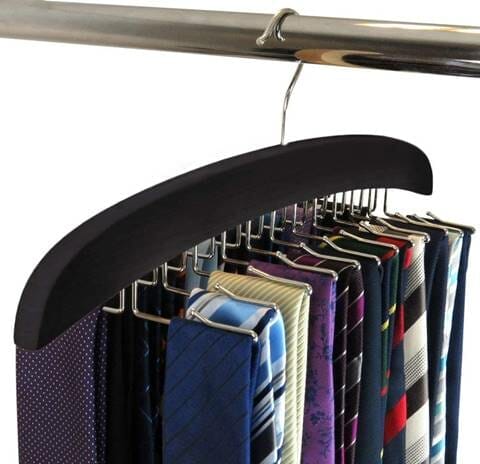 SunTrade Wooden Tie Hanger