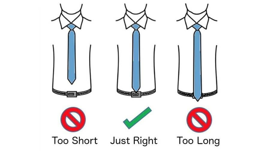 how long should a tie be