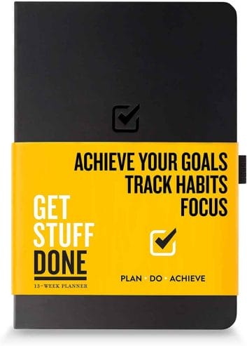 Get Stuff Done 13 Week Undated Planner for Productivity