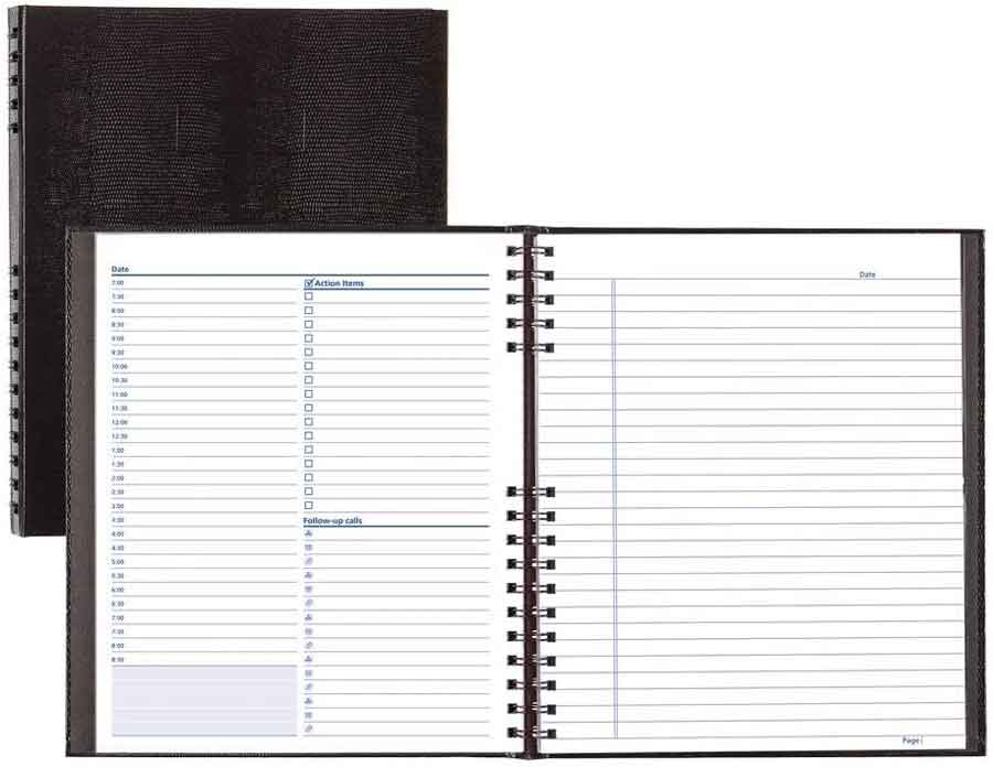 Blueline NotePro Undated Daily Planner