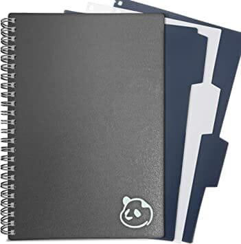 Panda Undated Spiral Daily Planner